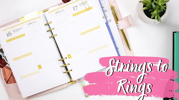 How To: Erin Condren Petite Planner to A5 Rings | Day Designer Planner