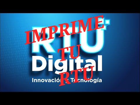 Como imprimir tu RTU - PORTAL SAT