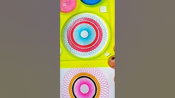 Spirograph Art design /childhood memories of  Asmr sound #spirographdesignpattern #art #satisfying