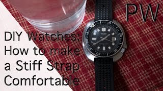 DIY Watches: How to Make a Stiff Rubber Strap Comfortable, in Two Easy Steps screenshot 2