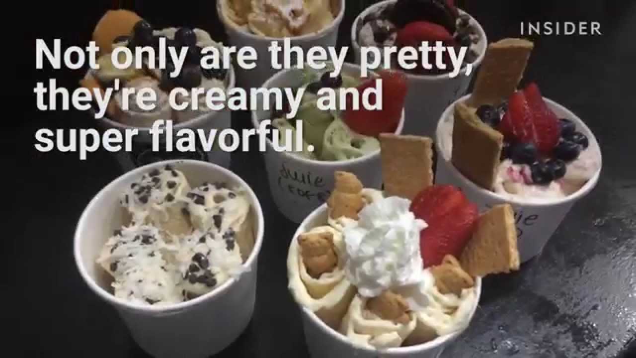People are going nuts for this 'rolled' ice cream