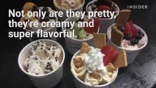 People are going nuts for this 'rolled' ice cream