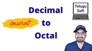 Decimal to Octal Conversion ( Easy ) in Telugu | Number Systems screenshot 5