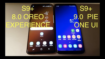 Official One UI Samsung Galaxy S9 Plus Android 9.0 Pie vs Experience UI Android 8.0 Oreo Speed Test!