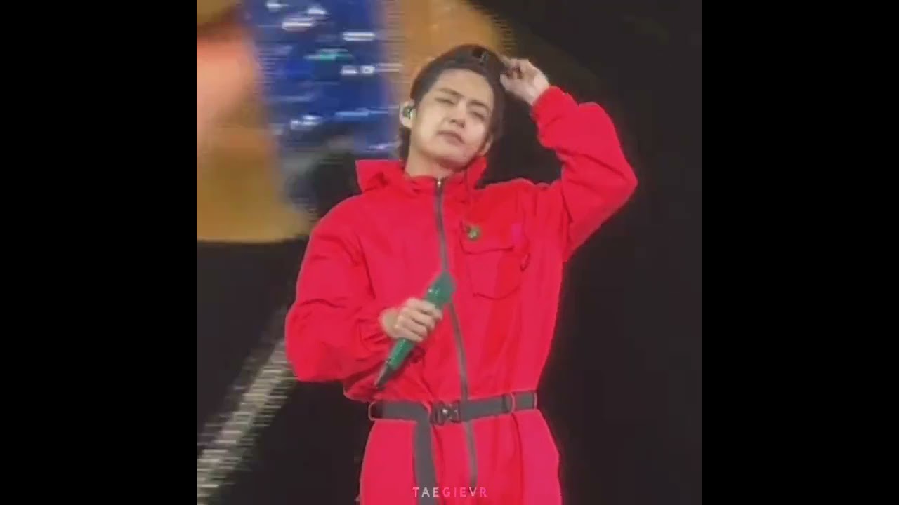 OMG TAEHYUNG SQUID GAME COSTUME 💜 