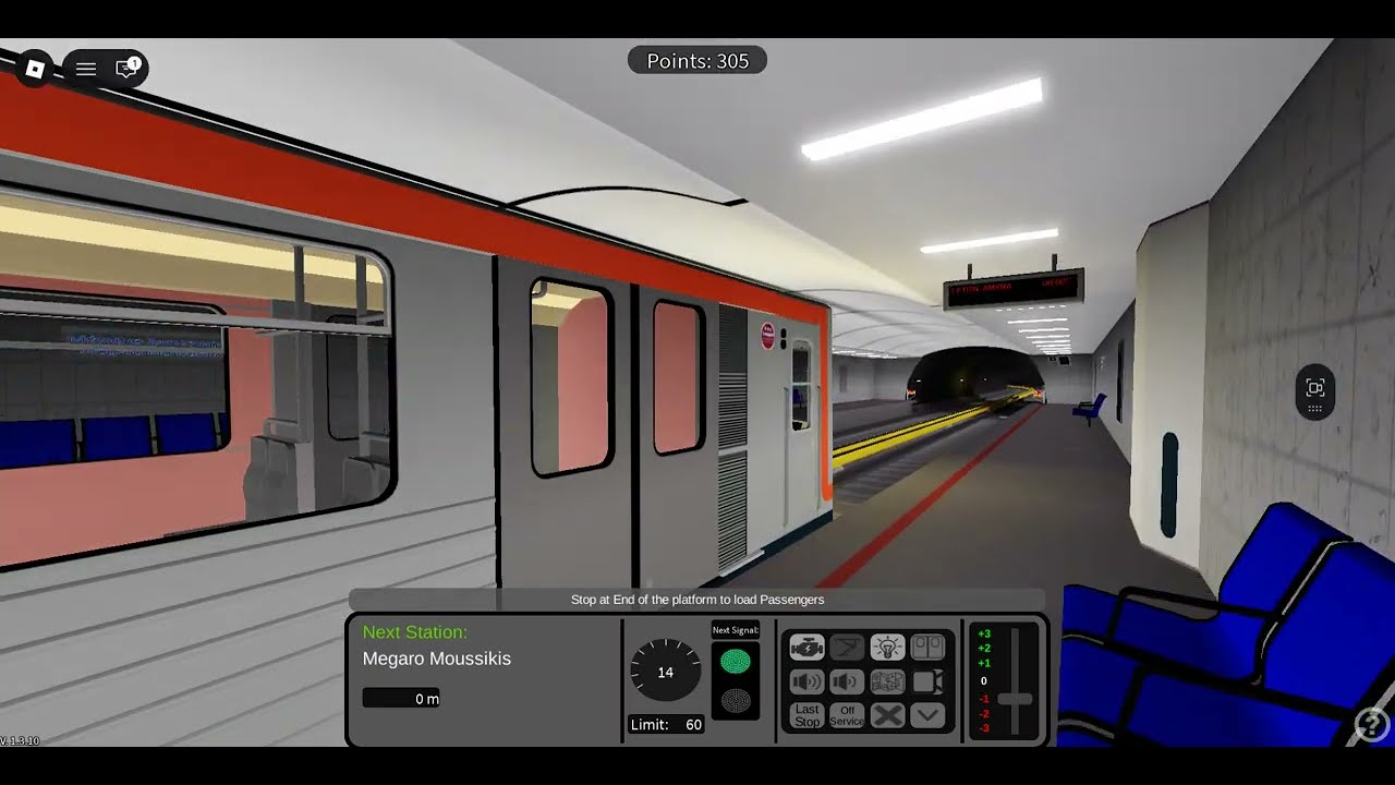 Playing  Roblox Metro Transport Line 2-3 Driver Mode Day 6 #gamerroblox2743 #robloxgamer749 #roblox