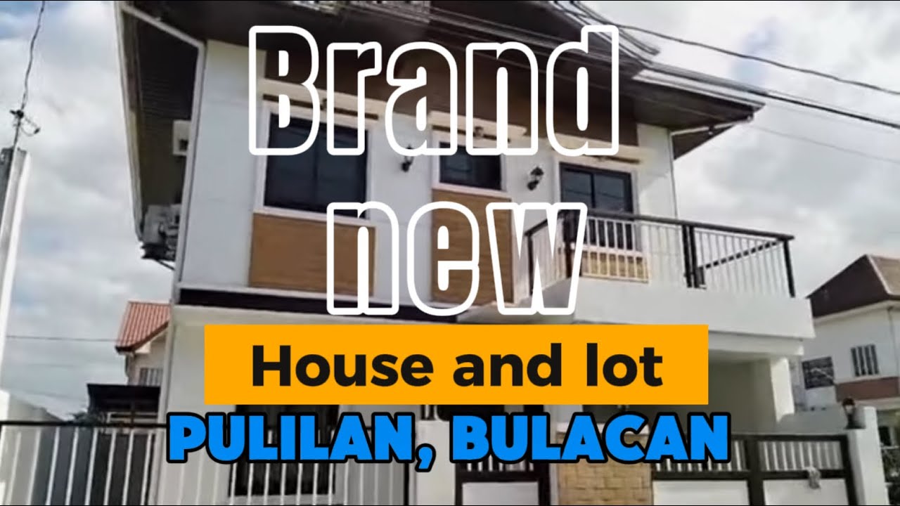 NLIST-023 Pulilan bulacan Brandnew 2 storey modern design house & lot 3 bedrooms ready for occupancy