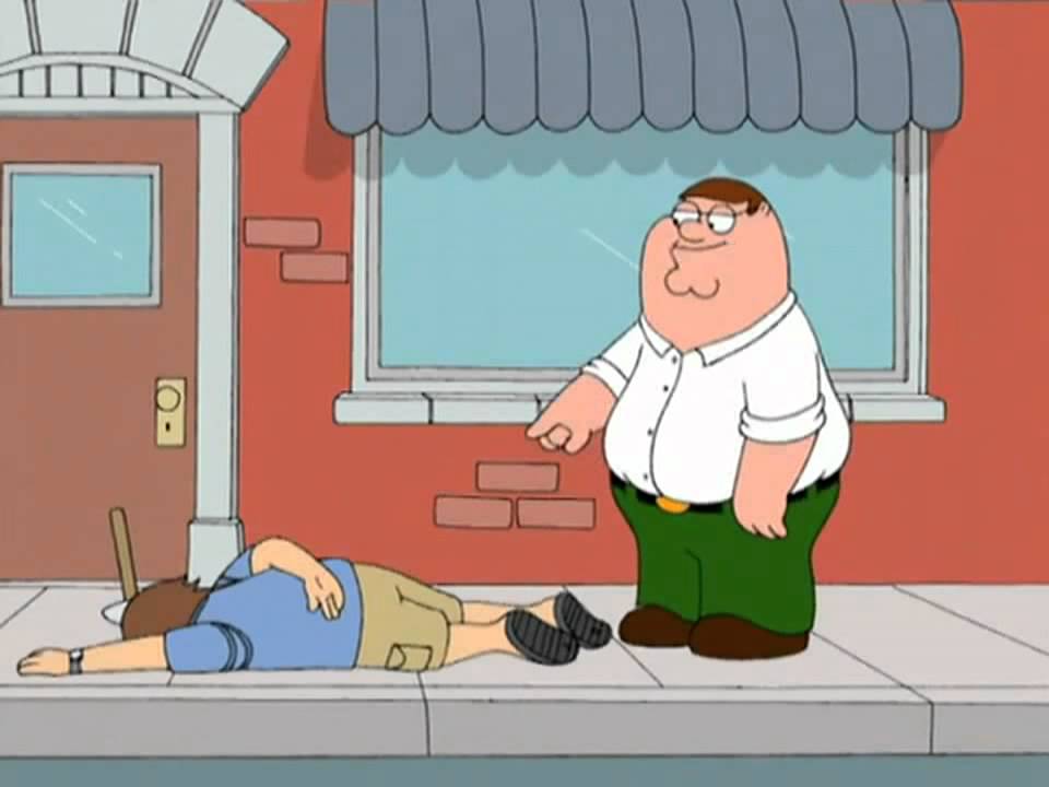 Peter Griffin Gets A Tomhawk Kill Youtube
