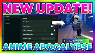 Anime Apocalypse Script *NO KEY* - NEW UPDATE, AUTOFARM, KILL AURA &amp; More!
