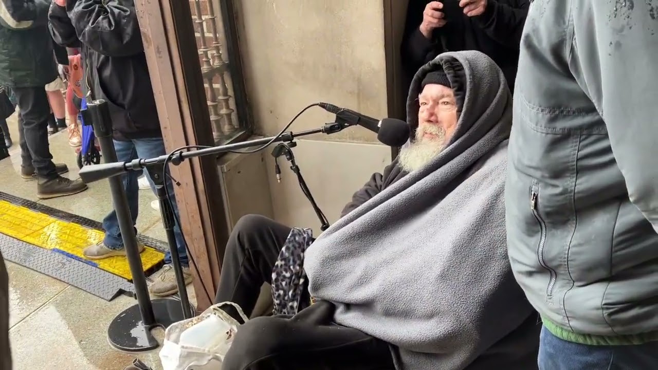 John Sinclair speaks at 52nd Ann Arbor Hash Bash in 2023