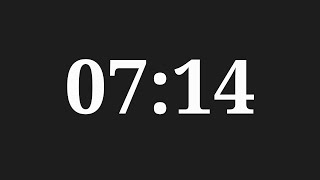 7 Minutes 14 Seconds Timer