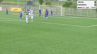 KRUPA vs OMARSKA 4:0 (25. kolo, Prva liga RS 21/22 - SAŽETAK)