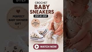 Perfect Baby Shower Gift 🎁 Crochet Baby Shoes Tutorial