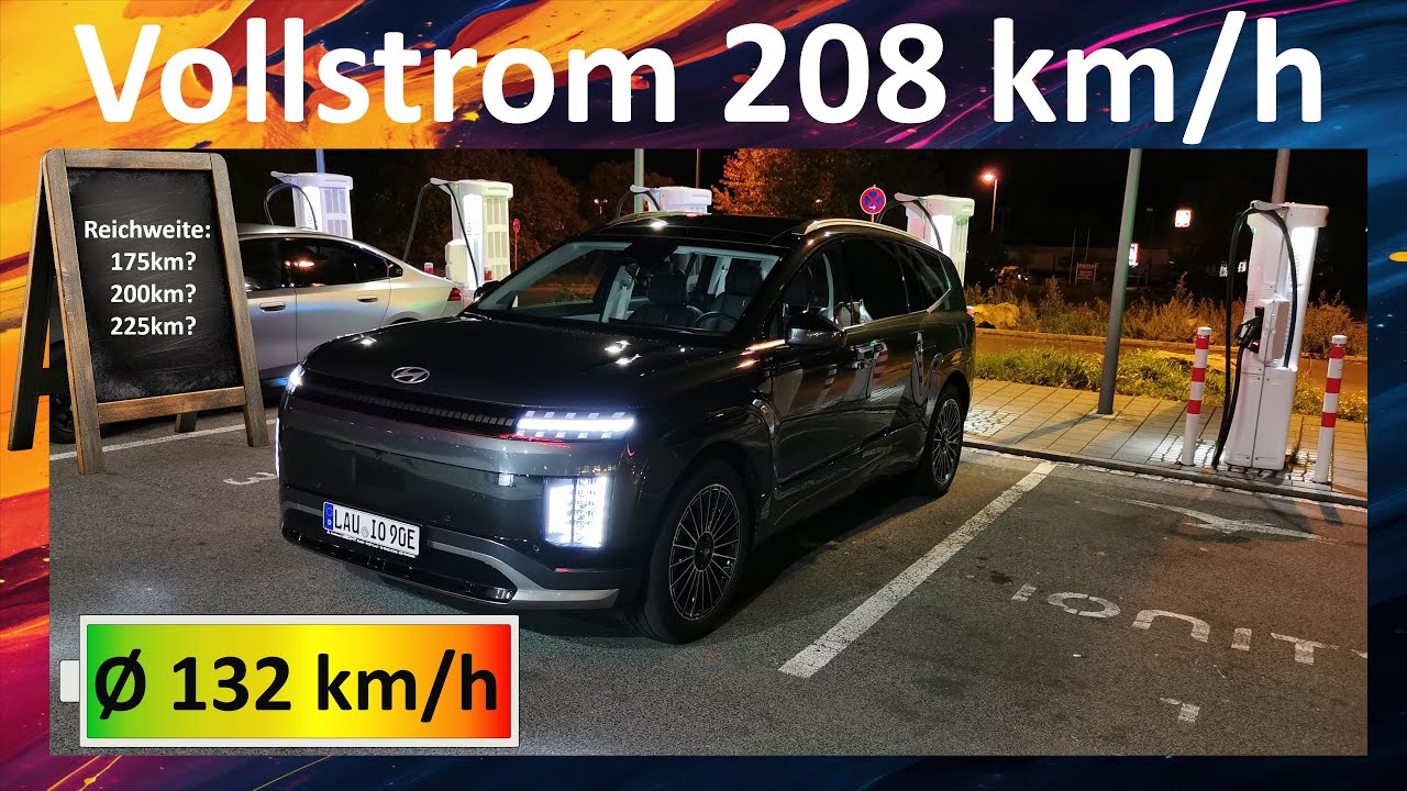 Hyundai Ioniq 9 - 🚌 voll auf den Pinsel deutsche Autobahn