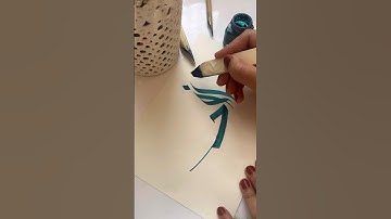 Arabic Calligraphy tutorial✨#art #artshorts #shorts #arabic #calighraphy