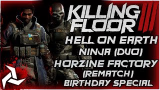 Killing Floor 3 | Ninja VS Queen Crawler | Horzine Factory (Duo, Hell on Earth w/ @Psych0Gamers)