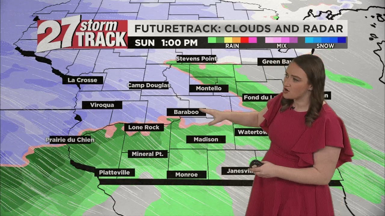 Increasing clouds today ahead of rain/snow chances over next few days ...