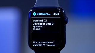 watchOS 7.1 Beta 3 is Out - What's New? - YouTube