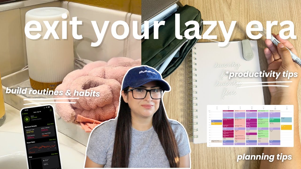 How to be *PRODUCTIVE* & GET MORE DONE | Planning, Motivation & Productivity Tips