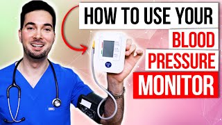How to take blood pressure with machine at your home