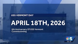 Group celebrates 6th anniversary of USS Vermont at State House