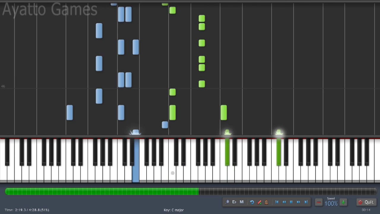 Reboot  -  Hatsune Miku, Megurine Luka, Samune Zimi ( Synthesia Piano Tutorial )
