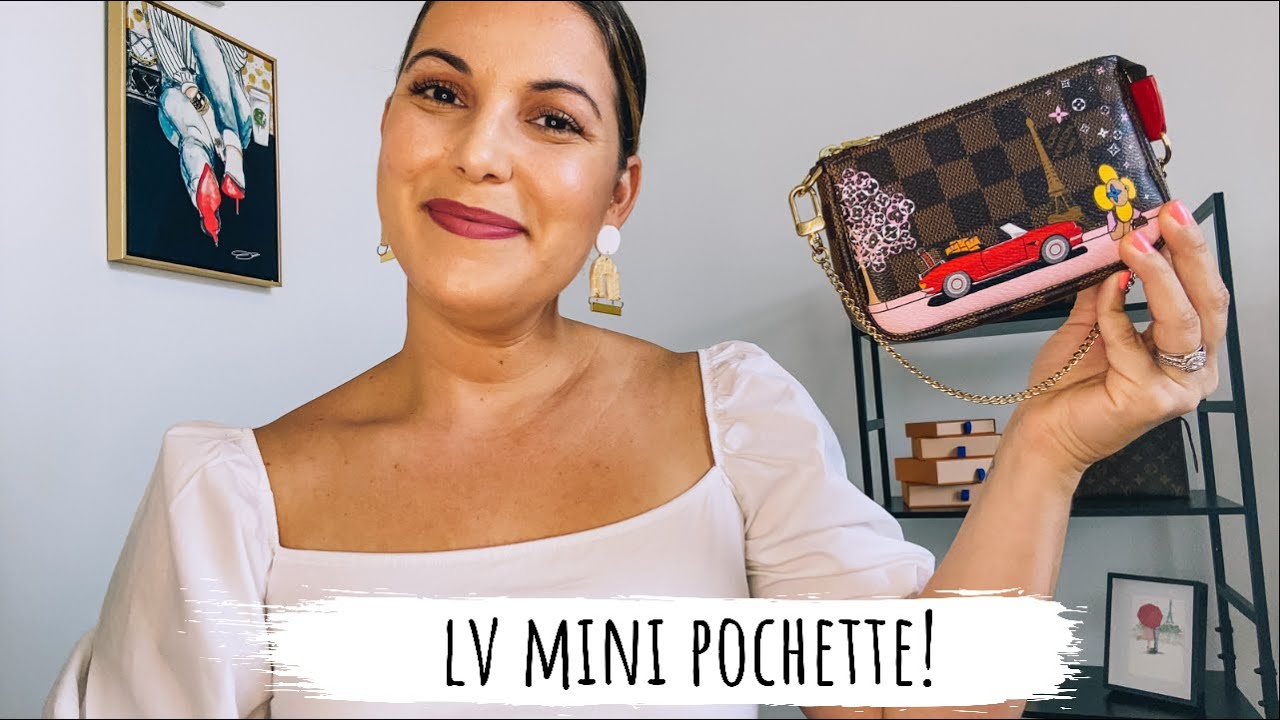 LOUIS VUITTON MINI POCHETTE Christmas Animation incl. in-depth review,  adding a chain & more! 
