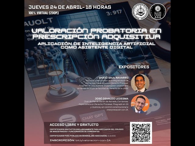 Valoración probatoria en prescripción adquisitiva: aplicación de IA como asistente digital