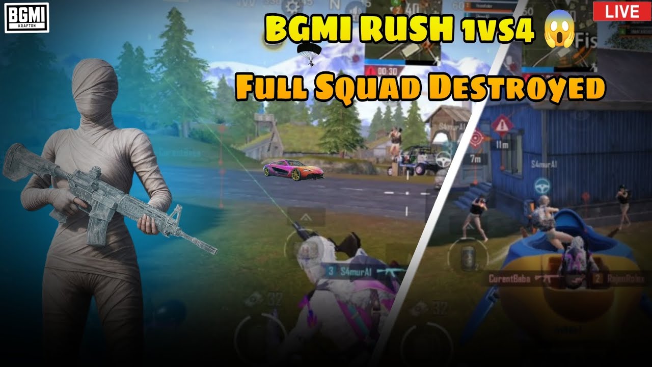 Livik Map 1vs4 Clutch 😱 BGMI Gameplay