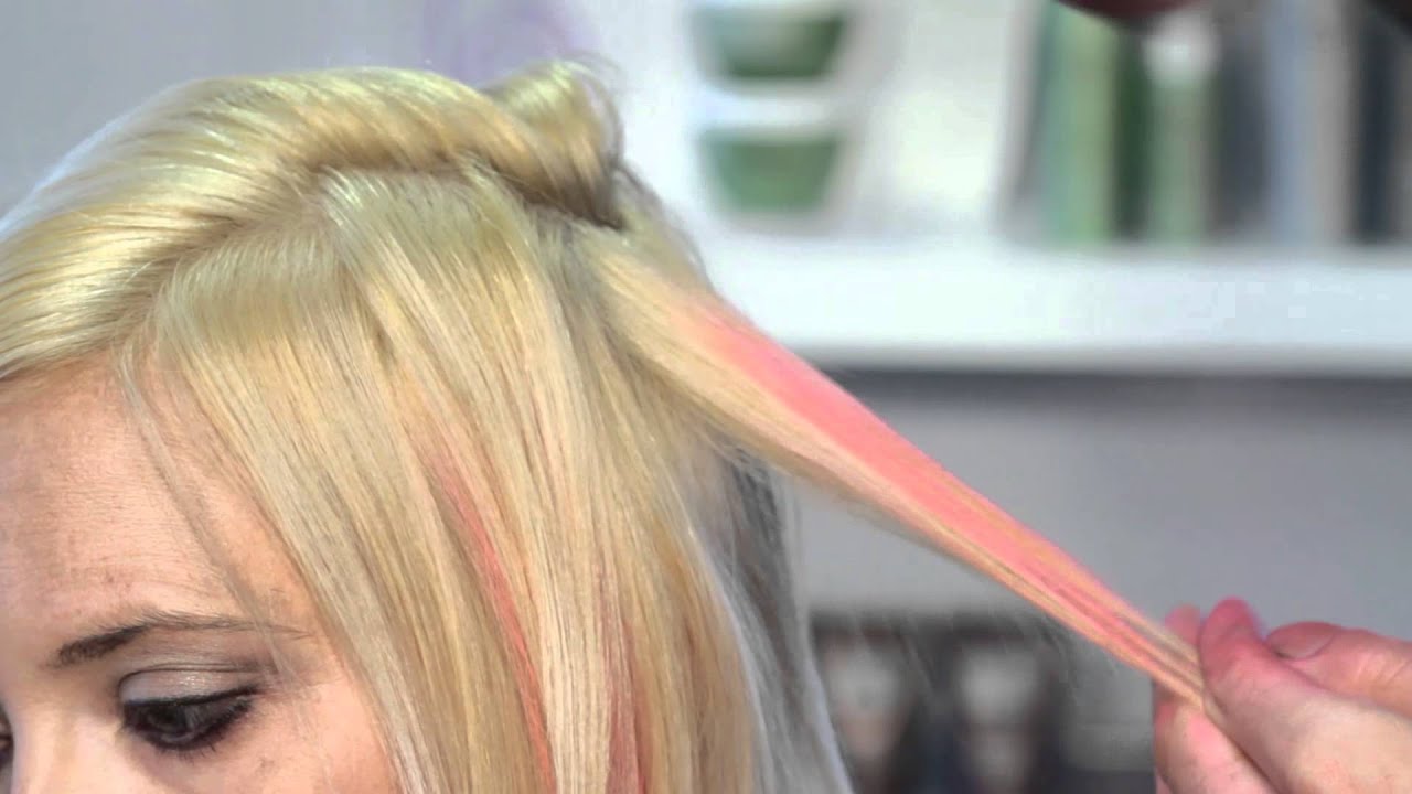 How to Put Hot Pink Highlights in Hair : Hair Highlights ...