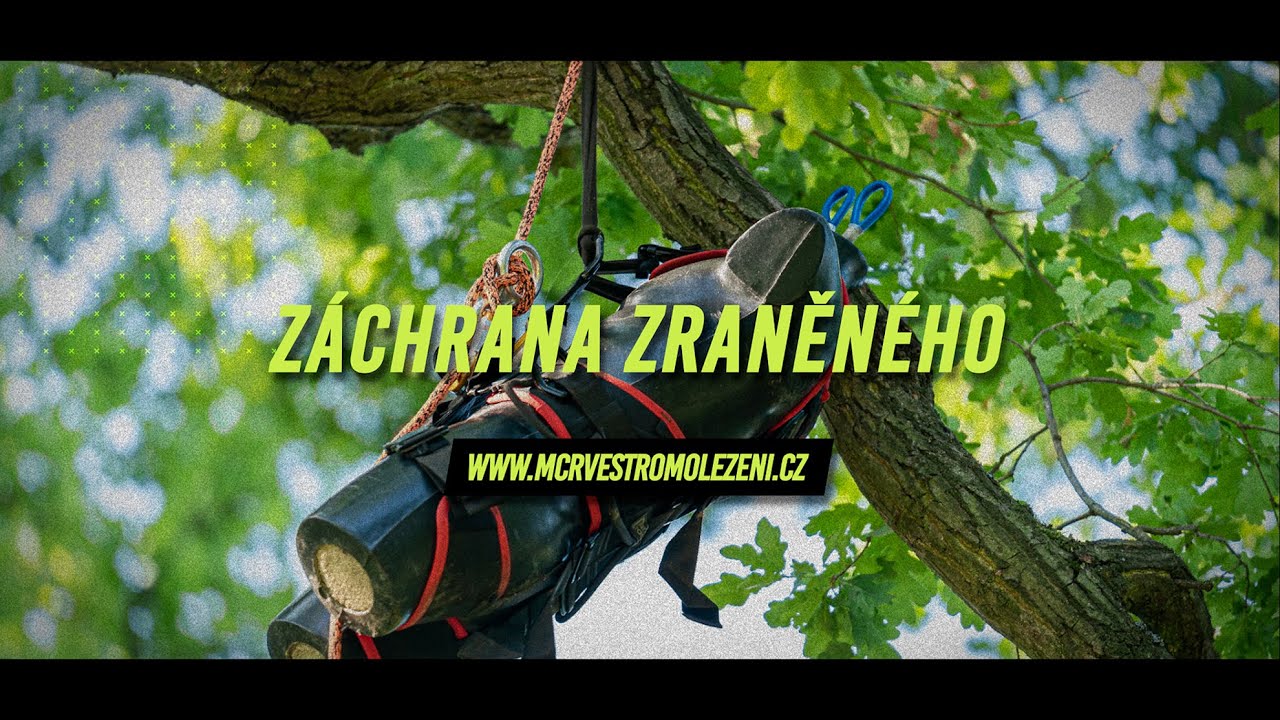 MČR ve stromolezení - Záchrana zraněného