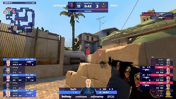 Xyp9x 4k defense on bombsite B Mirage - CSGO Ence vs Astralis highlights