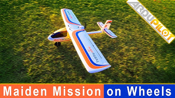 AeroScout maiden Arduplane Mission. Autonomous Takeoff and landing hands free thanks to ArduPlane.