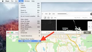 Starting Split View Mode, Method 2: Mac OS X 10.11 El Capitan screenshot 3