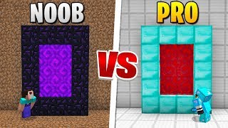 Minecraft - NOOB VS PRO (Secret Portal in Minecraft)