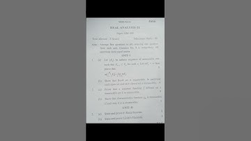 MSc. Mathematics (Sem2)  Real analysis question paper May 2024 (KUK)