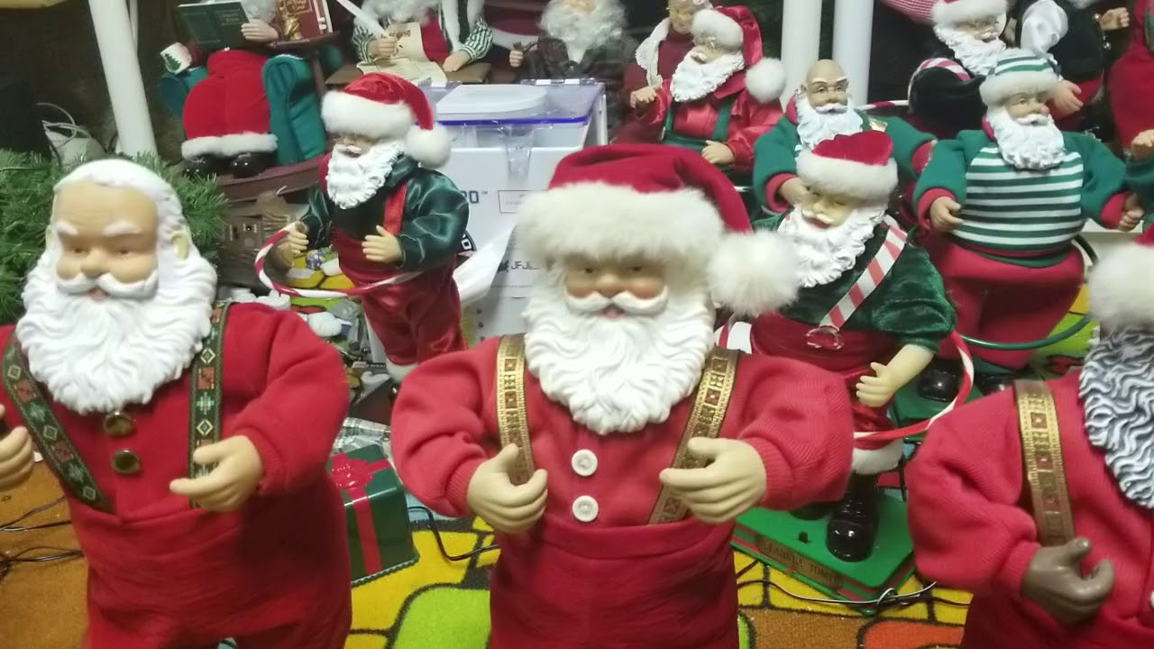 Все мои Jingle Bell Rock Santas!!! Не хватает только одного