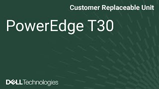 Dell PowerEdge T30: Remove/Install Memory