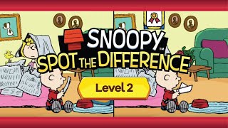 Snoopy Spot the Difference | Episode 1 | Level 2 | Normal screenshot 5