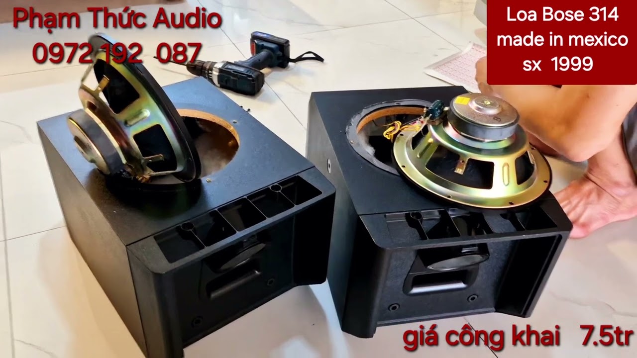 The Bose 314 speaker is a twin brother to the 301 Series 4. - YouTube