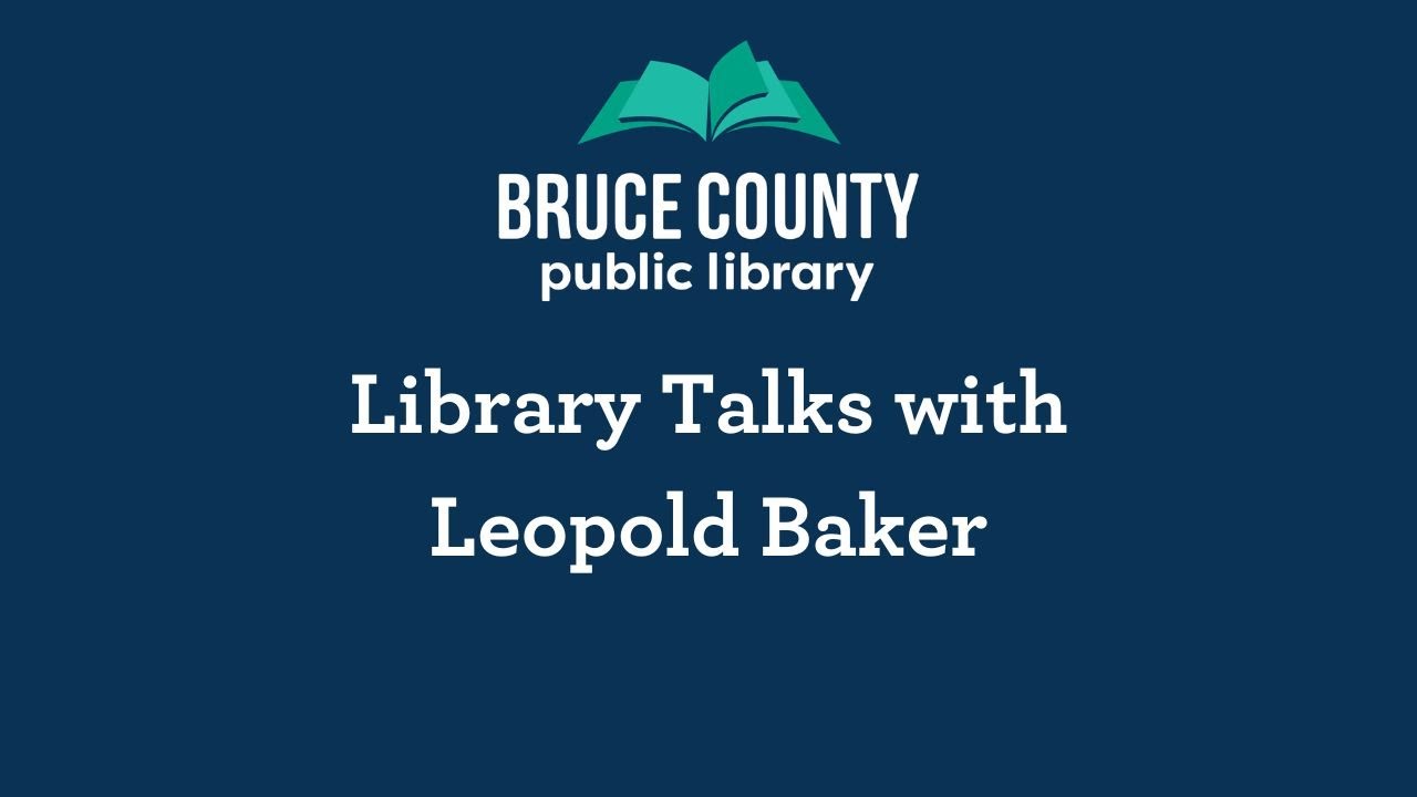 Library Talks with Local Artist Leopold Baker