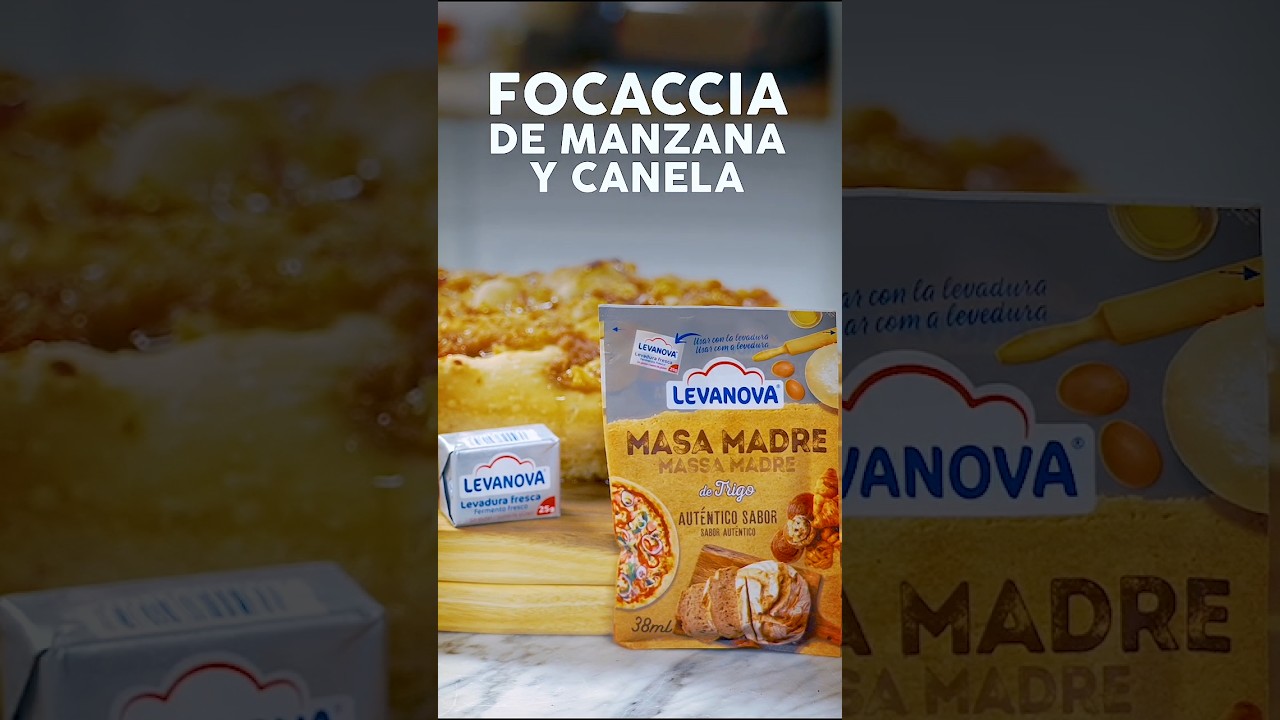 Focaccia de manzana y canela | Dulces con Alma x Levanova