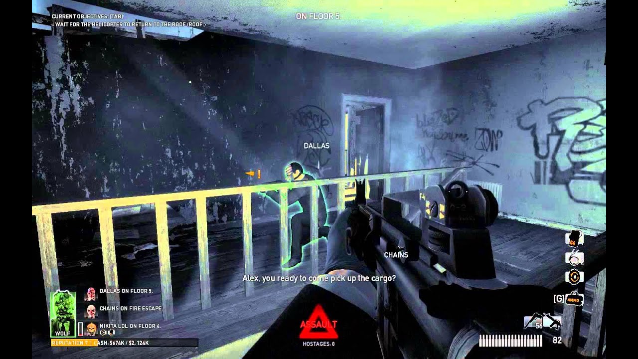 Let's play по pay day he heist выпуск 3 welcom to hell