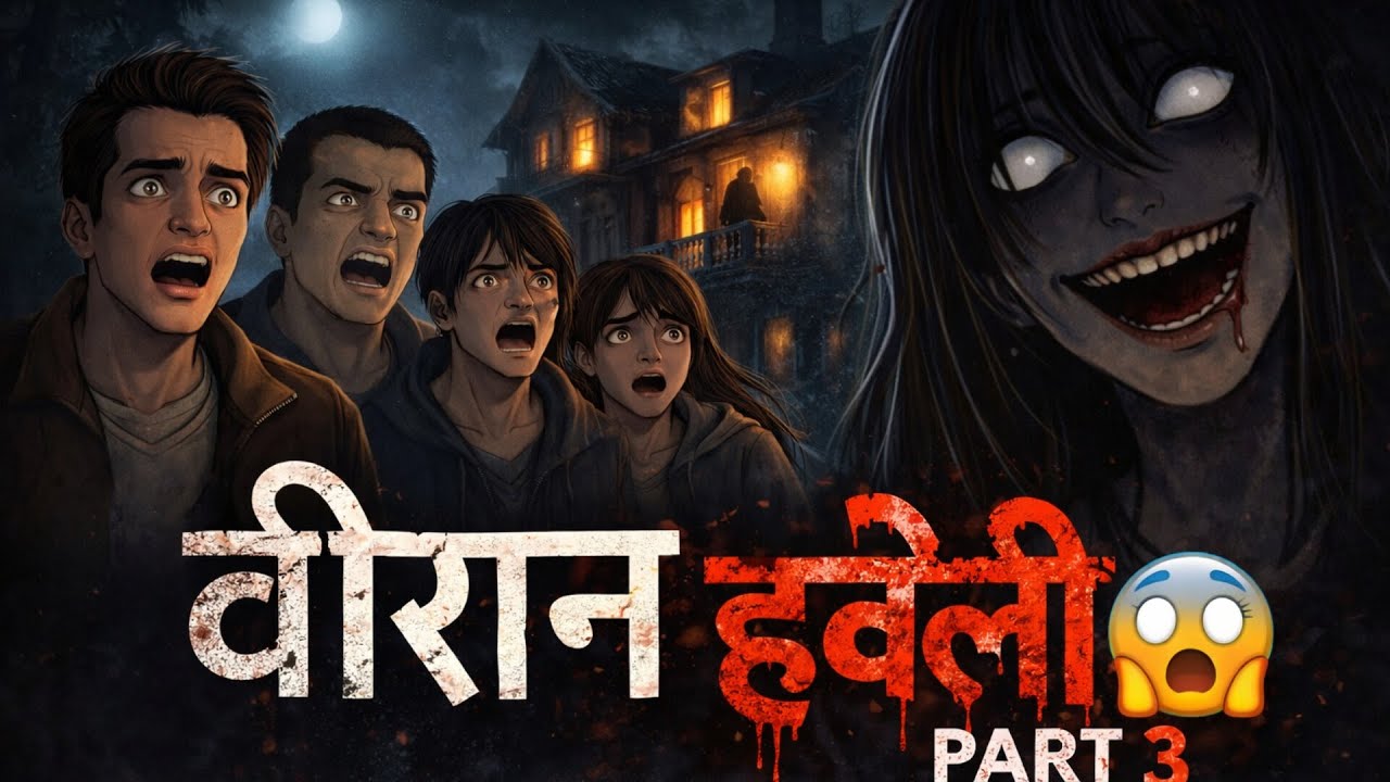 वीरान हवेली पार्ट 3: Horror cartoon Hindi/ Animated Horror story  /