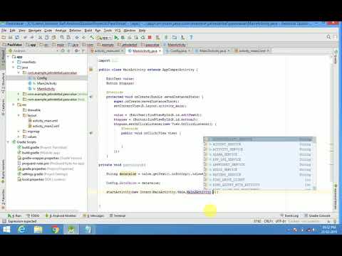 pass data value one Activity to another Activity in android studio