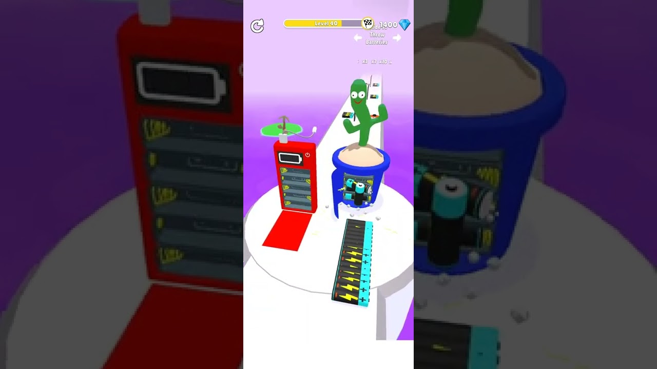 Battery Run All-Levels 40 Gameplay |iOS Games |Android Games |Mobile Game |Googleplay Gaming |