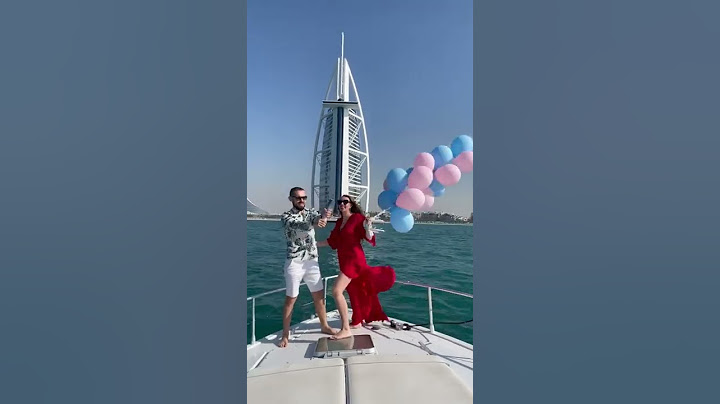 حفلة معرفة جنس المولود من على اليخت💖💙