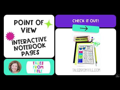 Point of View Interactive Notebook Pages