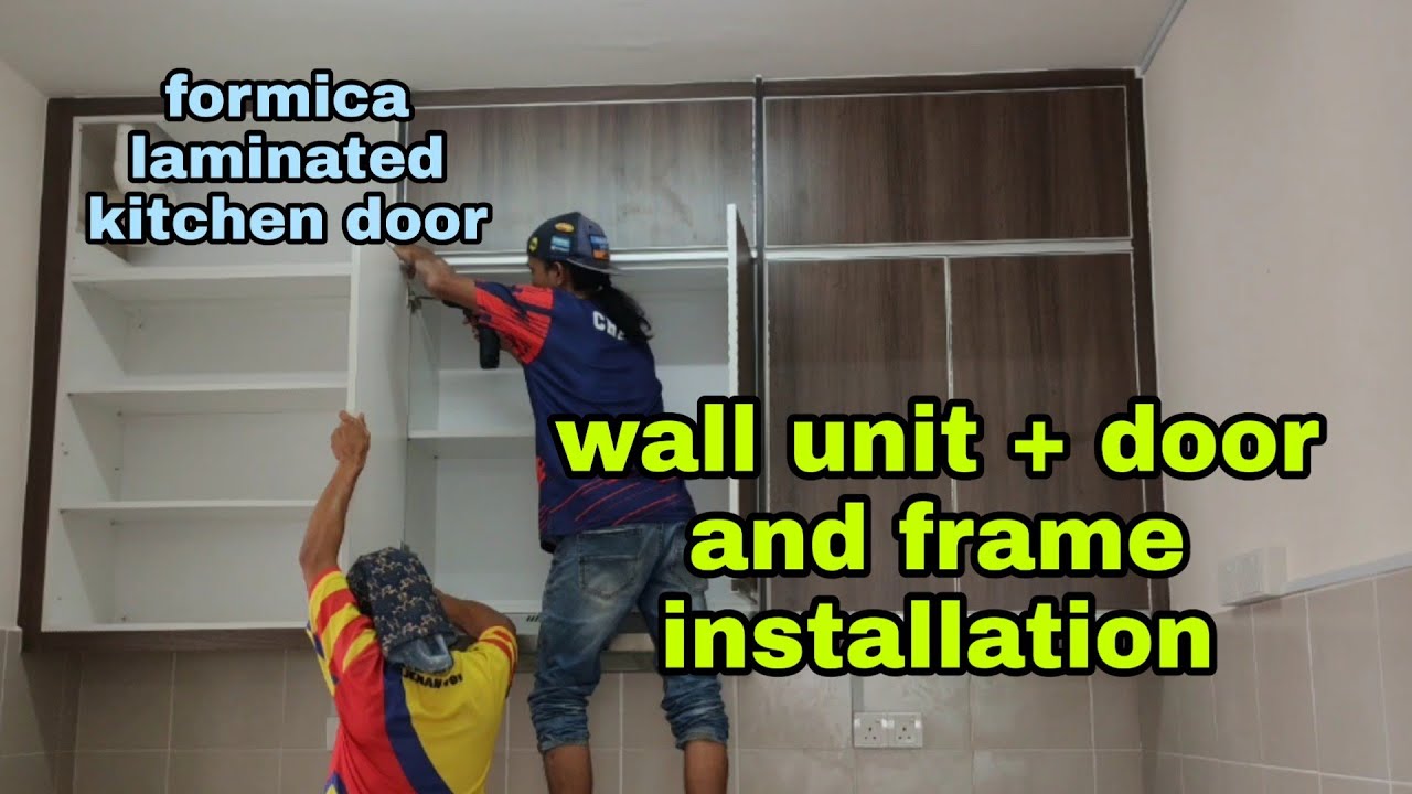 Kitchen Cabinets Installation || Malaysia || Polytec Laminated