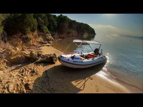 Kolibri KM 330 DL - Tohatsu 6HP - Κάτω Γατζέα προς παραλία Παχιά Άμμος (Πτελεός) .
